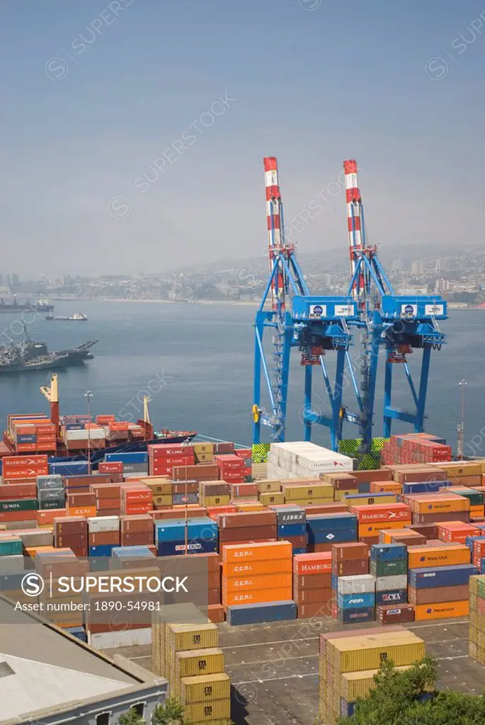 Port, Valparaiso, Chile, South America