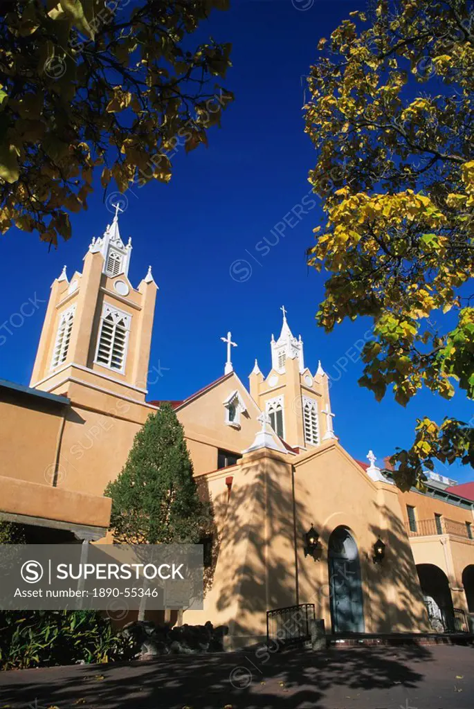 San Filipe de Neri Church, Old Town Plaza, Albuquerque, New Mexico, United States of America, North America
