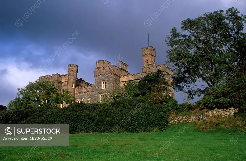 Lews Castle, built by Sir James Matheson in 1863, later owned by Lord Leverhulme, Stornoway, Lewis, Outer Hebrides, Scotland, United Kingdom, Europe