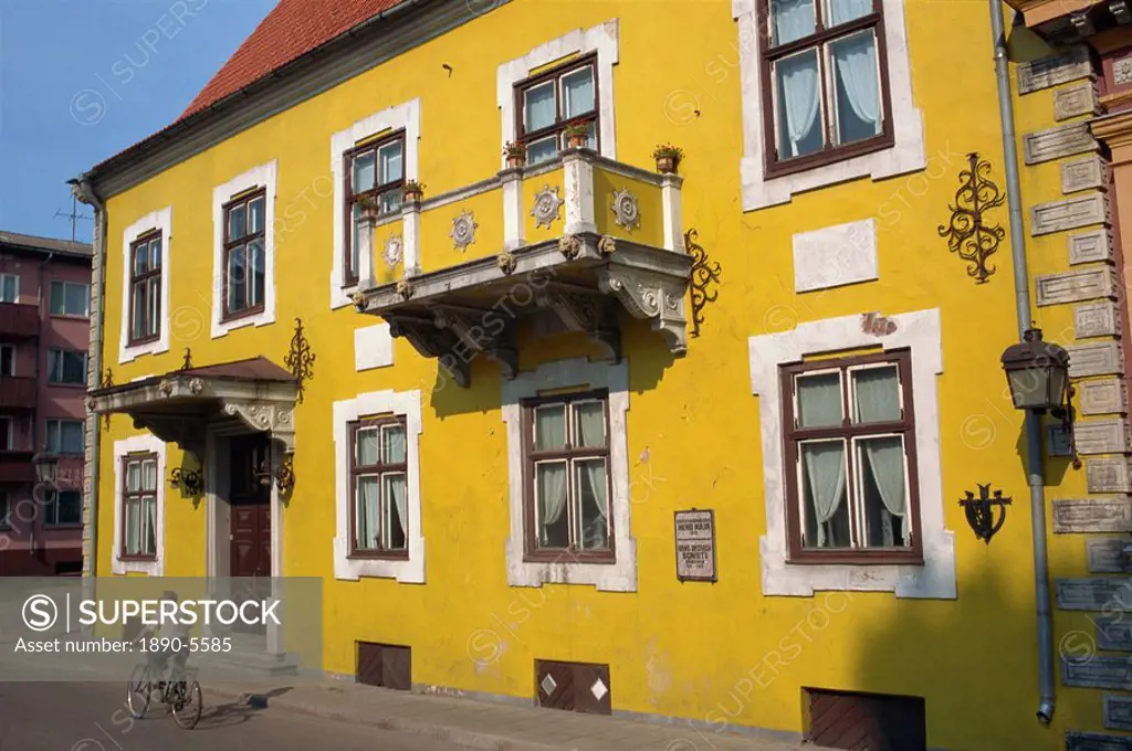 A 17th century house owned by Hans D. Schmidt, Parnu, Estonia, Baltic States, Europe