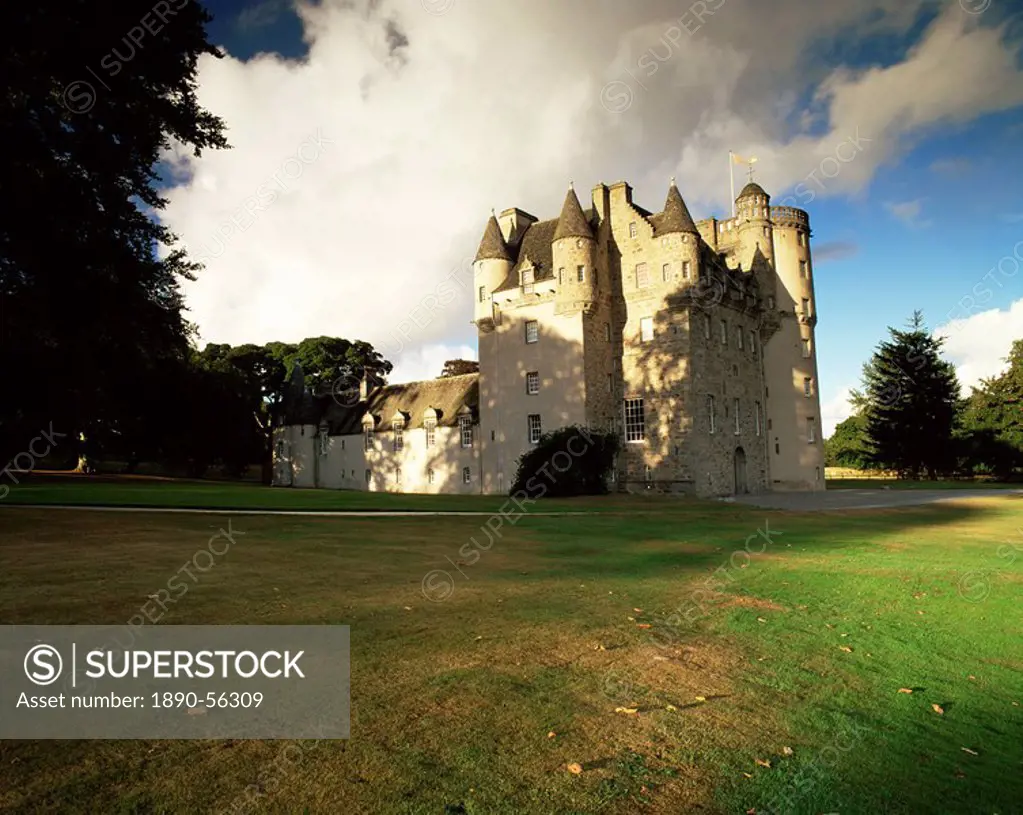 Castle Fraser, dating from 16th century, Dunecht, Aberdeenshire, Scotland, United Kingdom, Europe