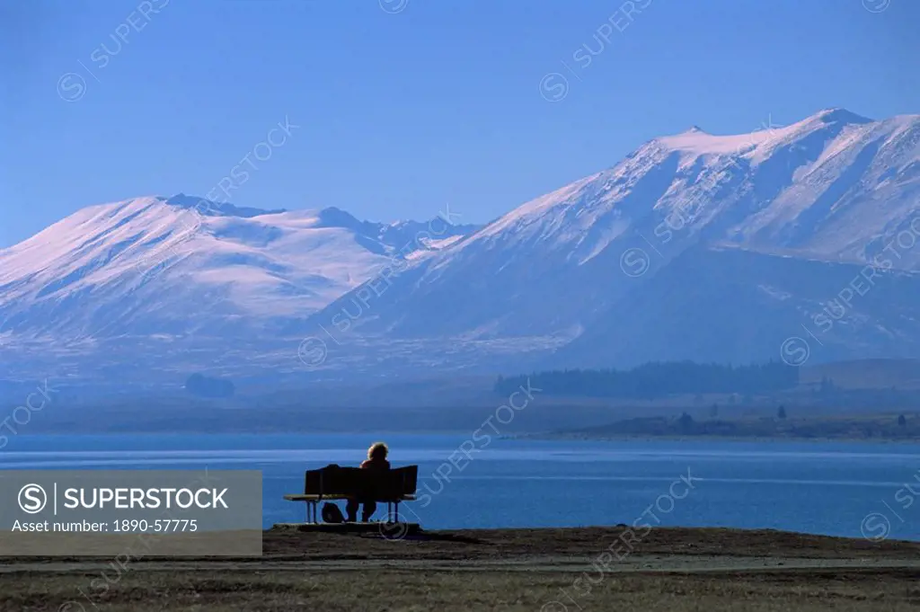 Lake Tekapo, Mackenzie Basin, South Island, New Zealand, Pacific