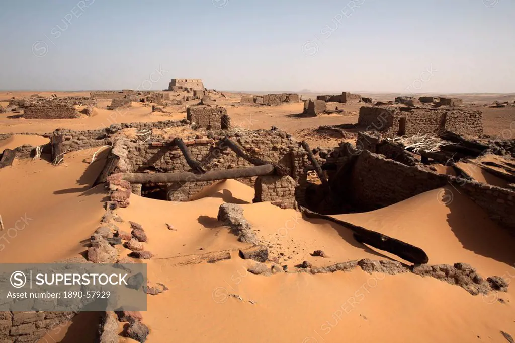 The ruins of the medieval city of Old Dongola, Sudan, Africa