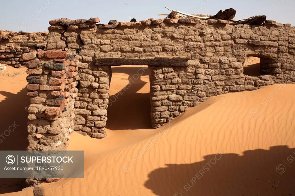 The ruins of the medieval city of Old Dongola, Sudan, Africa