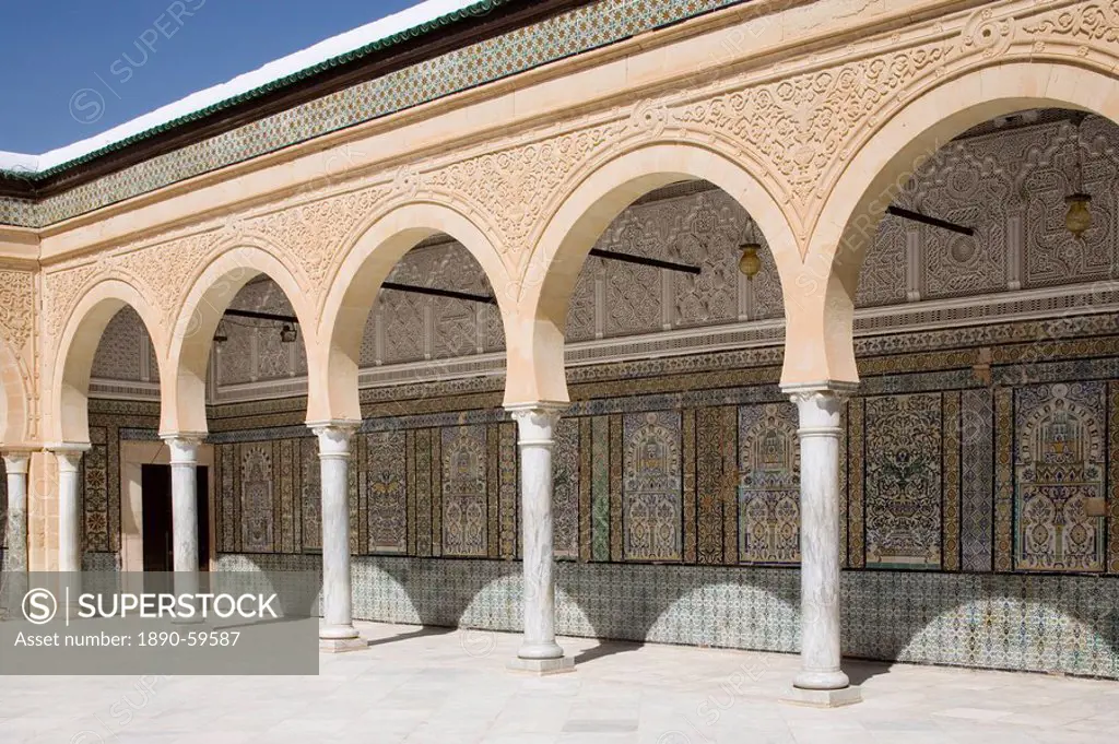 Mosque at Kairouan, Tunisia, North Africa, Africa
