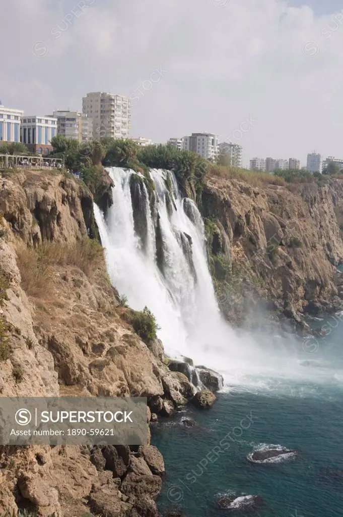 Waterfall, Duden Stream, Antalya, Anatolia, Turkey, Asia Minor, Eurasia