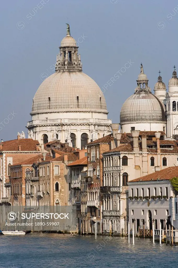 Santa Maria della Salute, Grand Canal, Venice,UNESCO World Heritage Site, Veneto, Italy, Europe