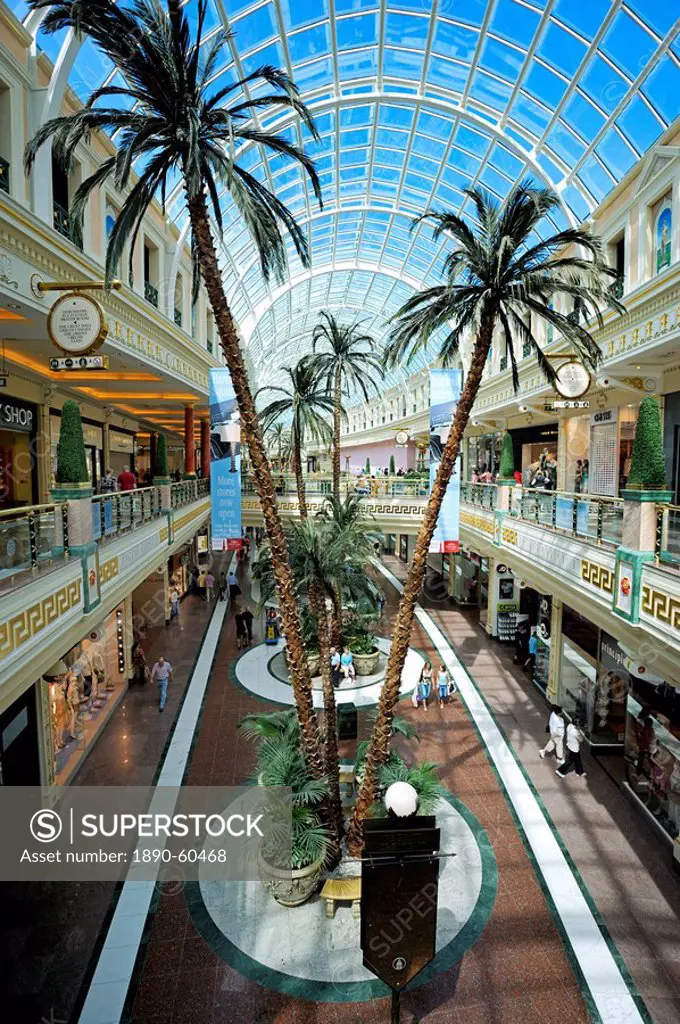 Shopping mall at The Trafford Centre, Manchester, England, United Kingdom, Europe