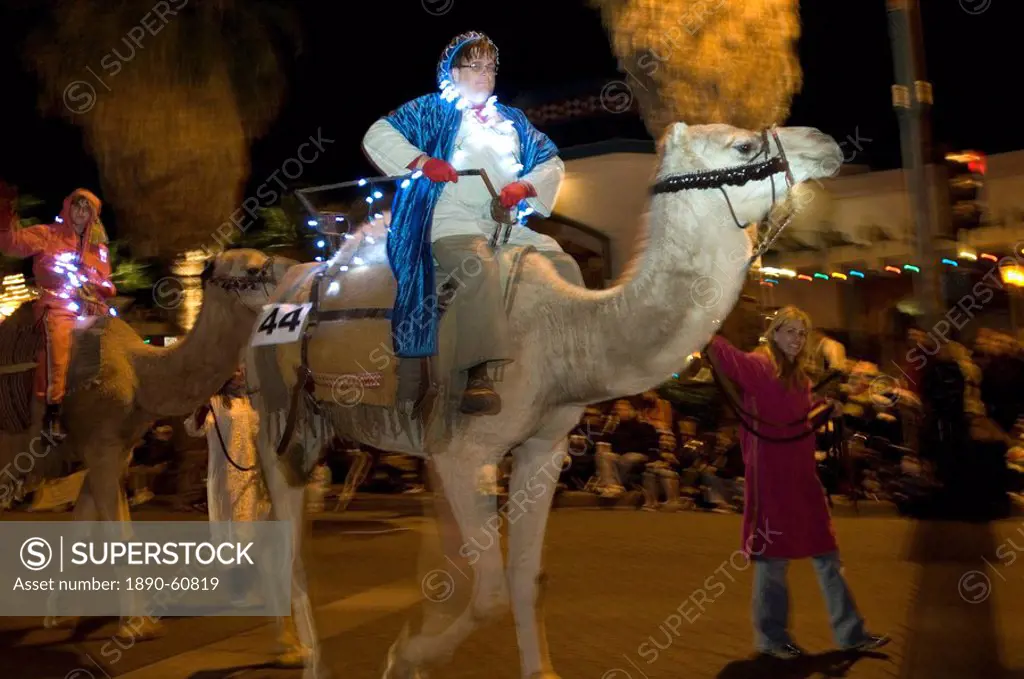 Festival of Lights Parade, Palm Springs, California, United States of America, North America