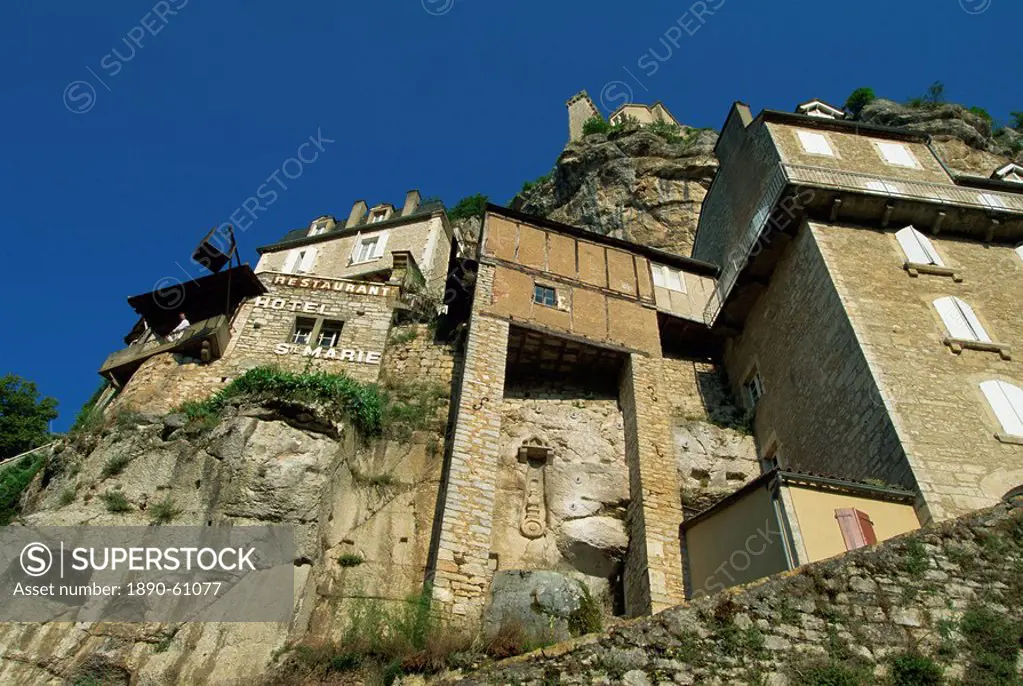 Rocamadour, medieval village and place of pilgrimage, Dordogne, Midi Pyrenees, France, Europe
