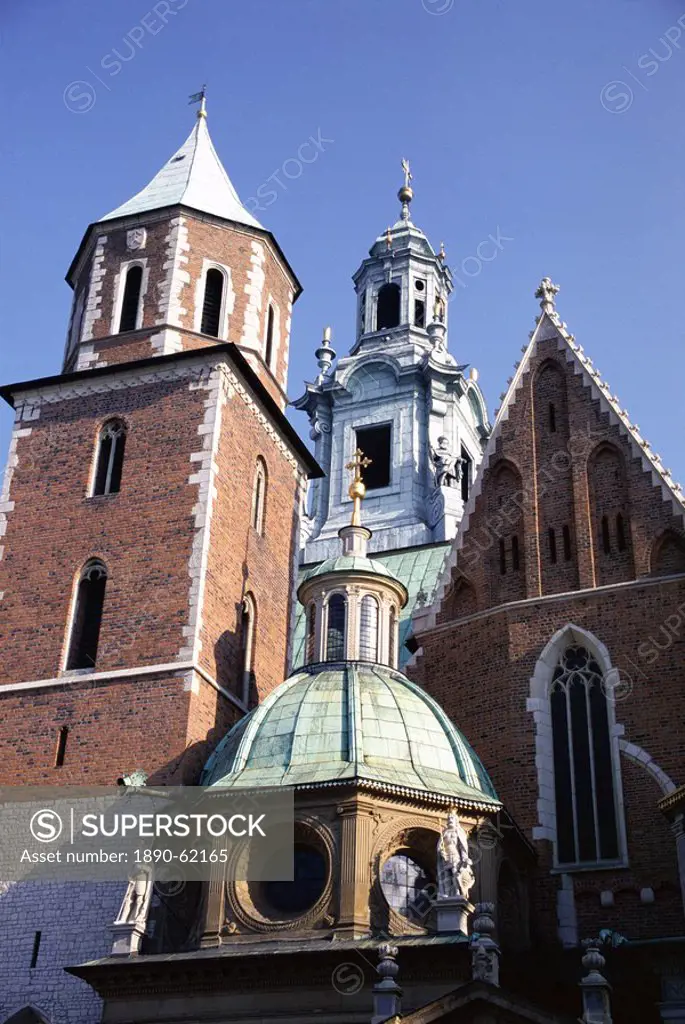Wawel Cathedral, Krakow Cracow, UNESCO World Heritage Site, Makopolska, Poland, Europe