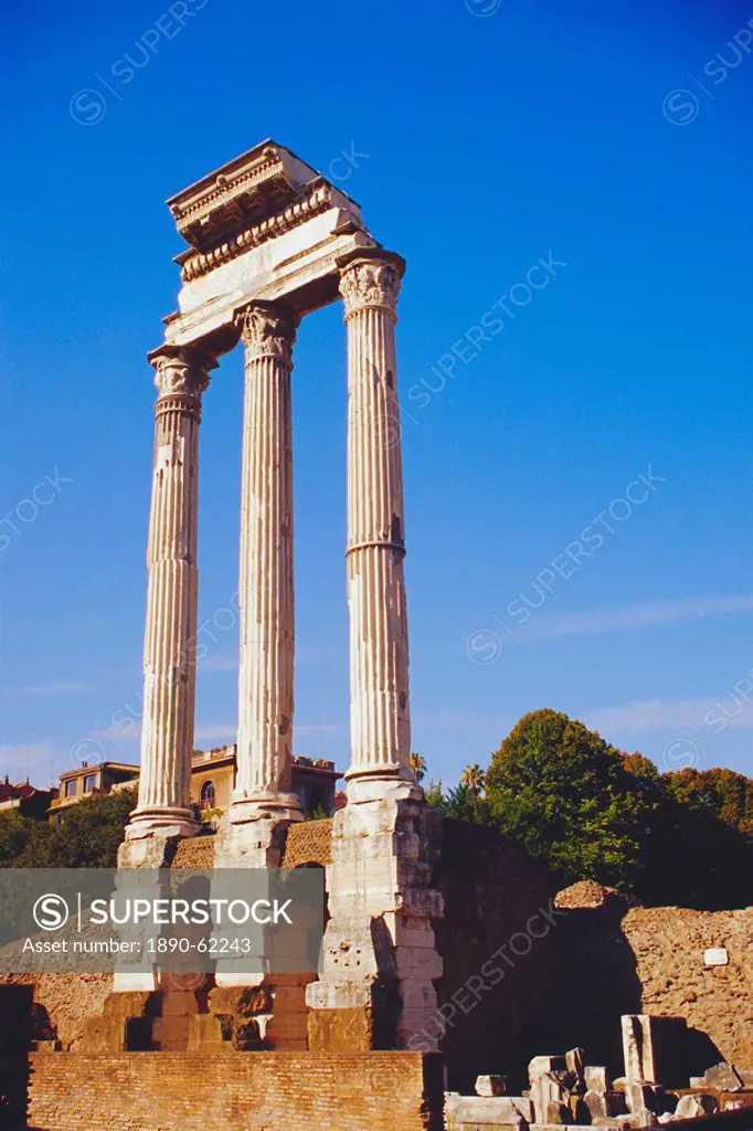 Temple of Castor & Pollux, Roman Forum, Rome, Lazio, Italy