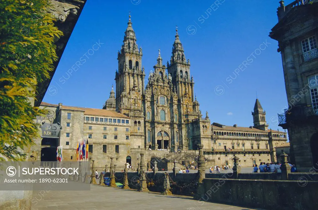 Cathedral, Santiago de Compostela, Galicia, Spain, Europe