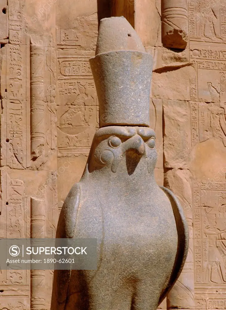 Horus statue, Temple of Horus, Edfu, Egypt