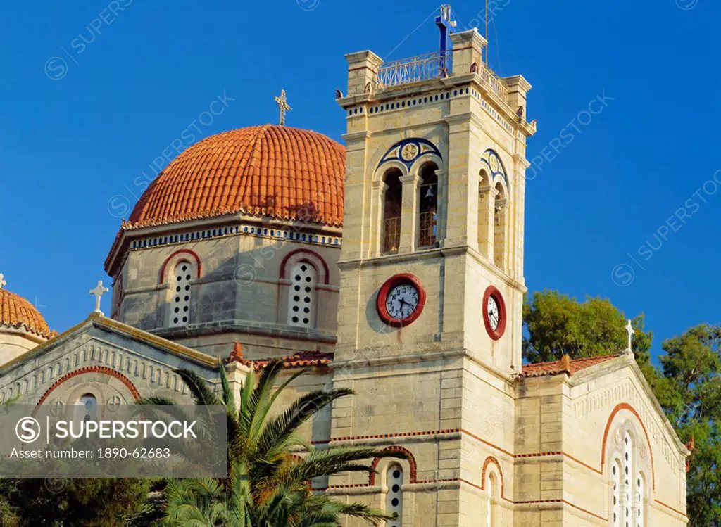 Church, Aegina, Argo_Saronic Islands, Greece, Europe