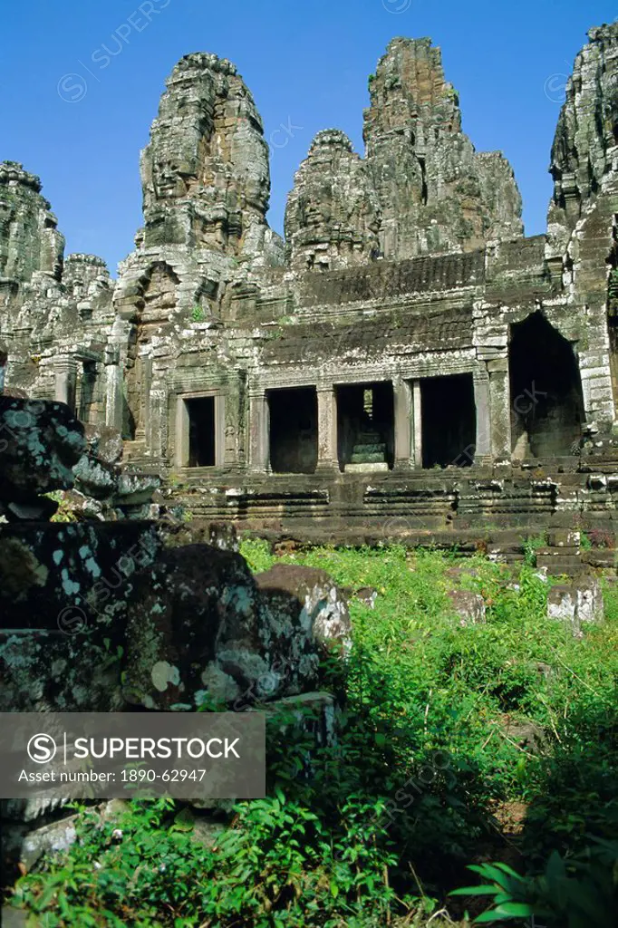 The Bayon temple complex, Angkor, Siem Reap, Cambodia