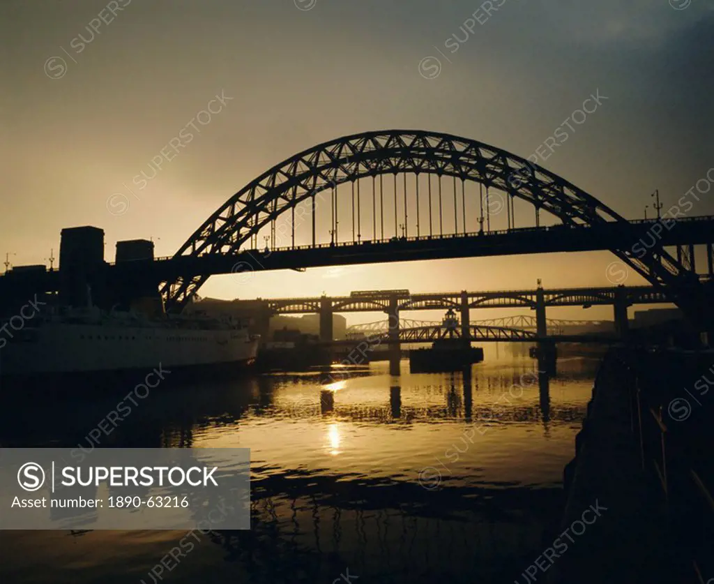 Tyne Bridge, Newcastle_upon_Tyne, Tyneside, England, UK, Europe