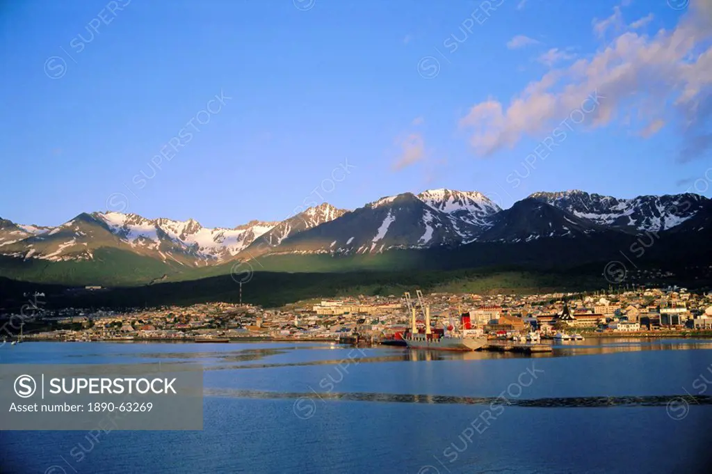 Ushuaia, the southernmost town in the Argentine, Argentina, South America