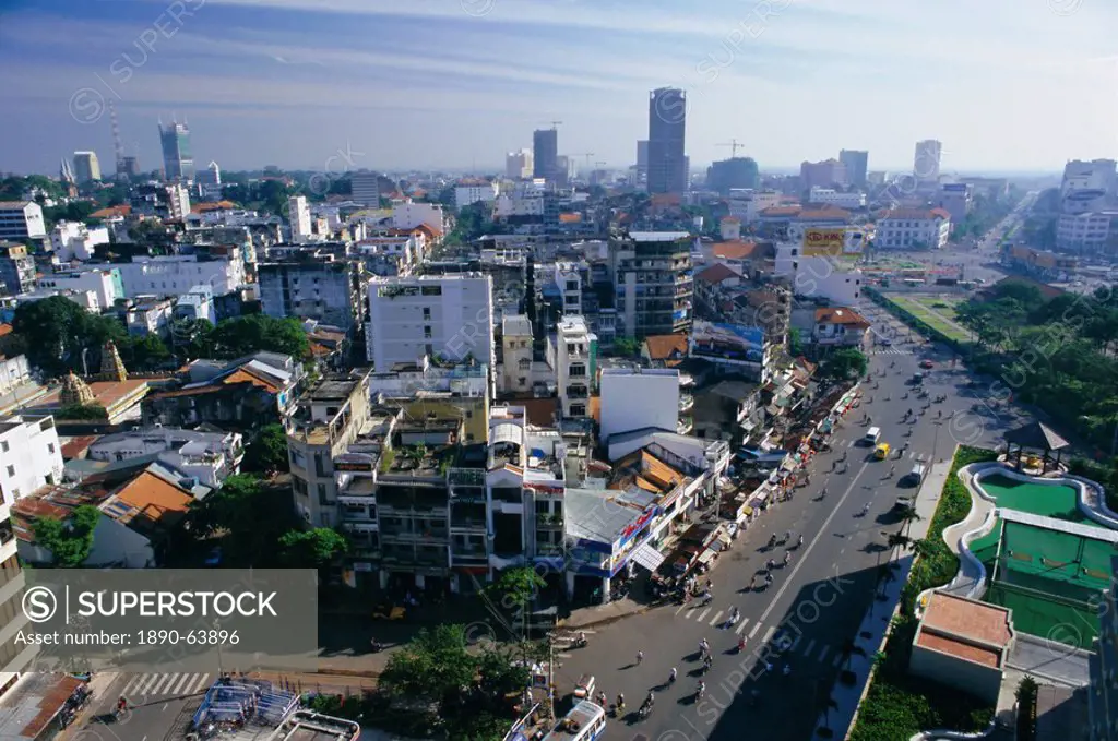 City view, Ho Chi Minh City Saigon, Vietnam, Indochina, Asia