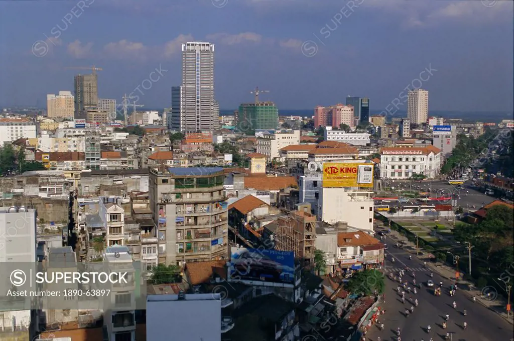 City view, Ho Chi Minh City Saigon, Vietnam, Indochina, Asia