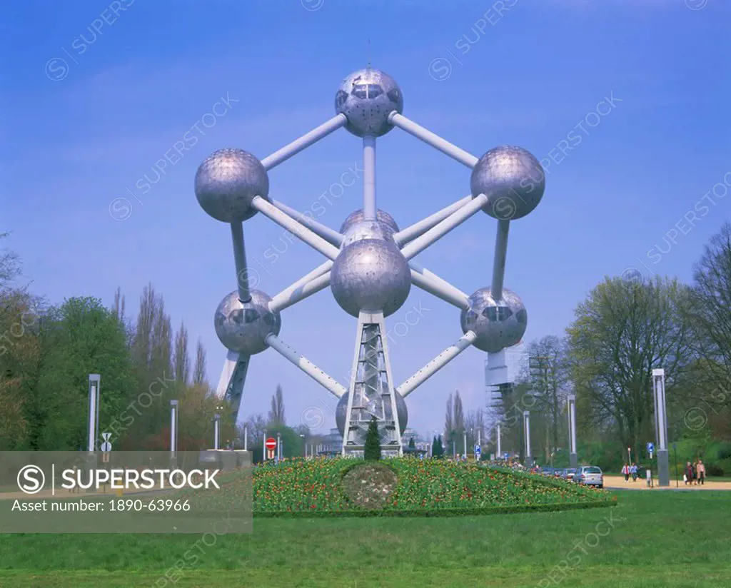 Atomium, Atomium Park, Brussels Bruxelles, Belgium, Europe