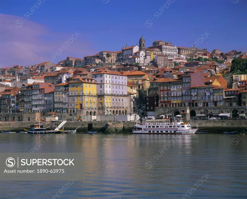 River Douro and city, Porto Oporto, Portugal, Europe