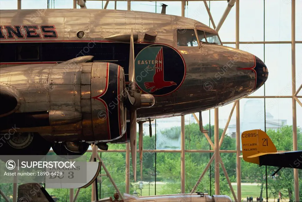 National Air and Space Museum, the world´s most visited museum, Washington D.C., United States of America, North America