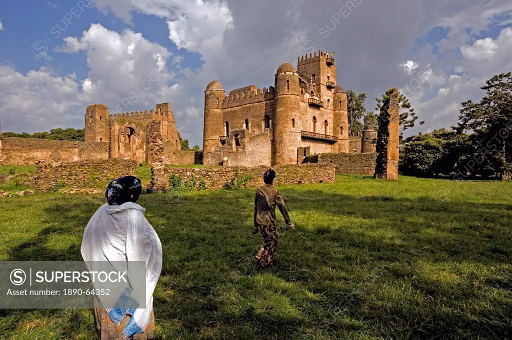 Fasiladas´ Palace, The Royal Enclosure, Gonder, Ethiopia, Nortern Ethiopia, Africa