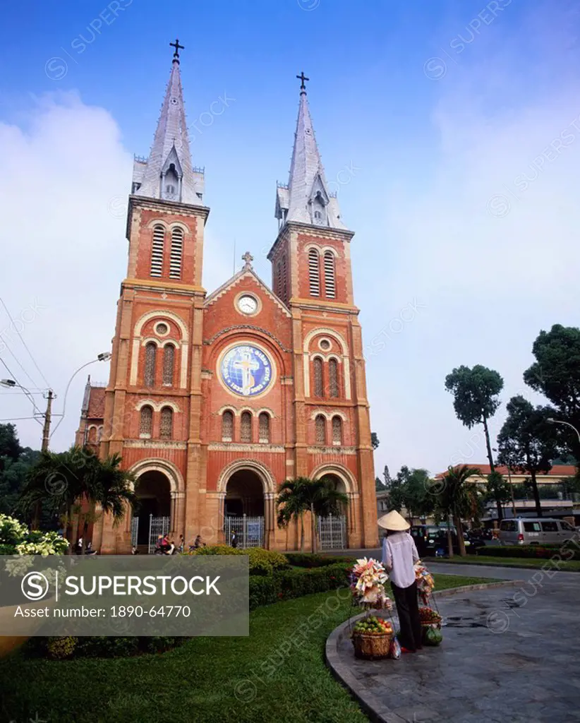 Notre Dame Cathedral, Ho Chi Minh City formerly Saigon, Vietnam, Indochina, South East Asia, Asia