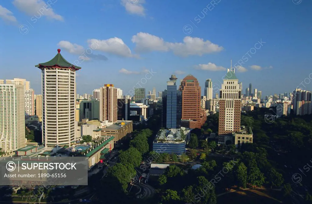 The Orchard Road district, one of Asia´s most popular shopping areas, Singapore, Asia
