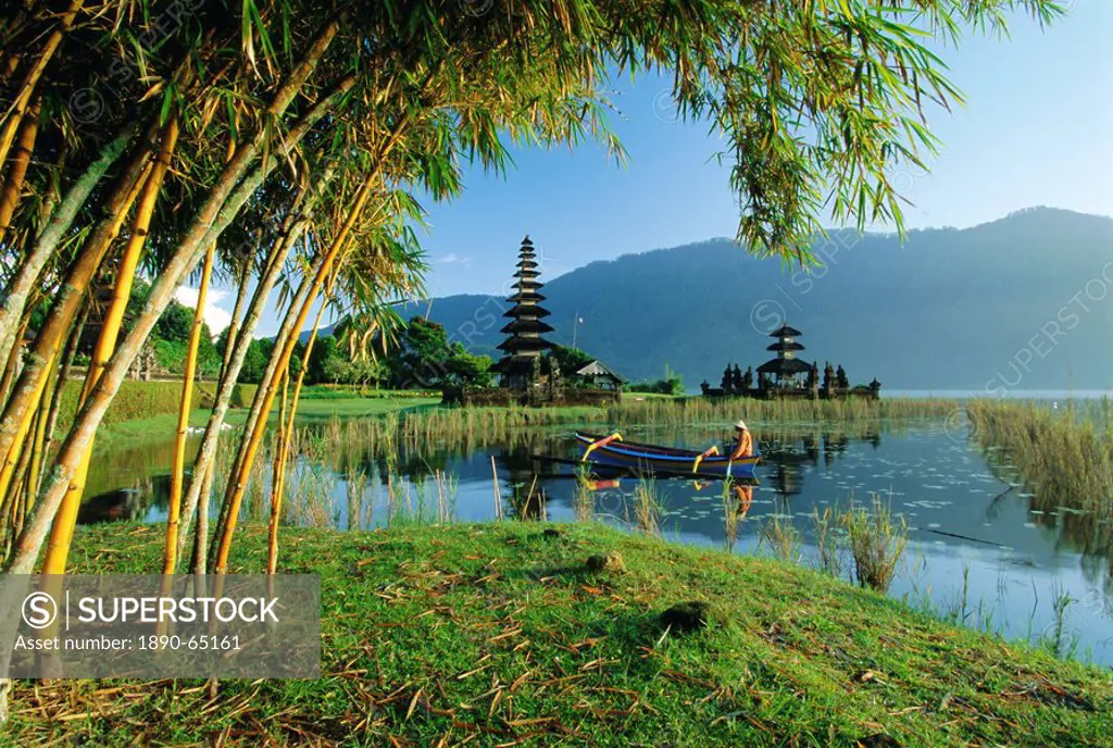 Candikuning Candi Kuning Temple, Lake Bratan, Bali, Indonesia