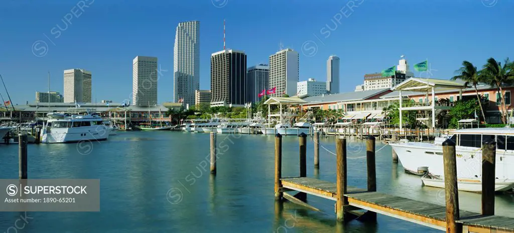 Skyline, Miami City, Miami, Florida, USA, North America