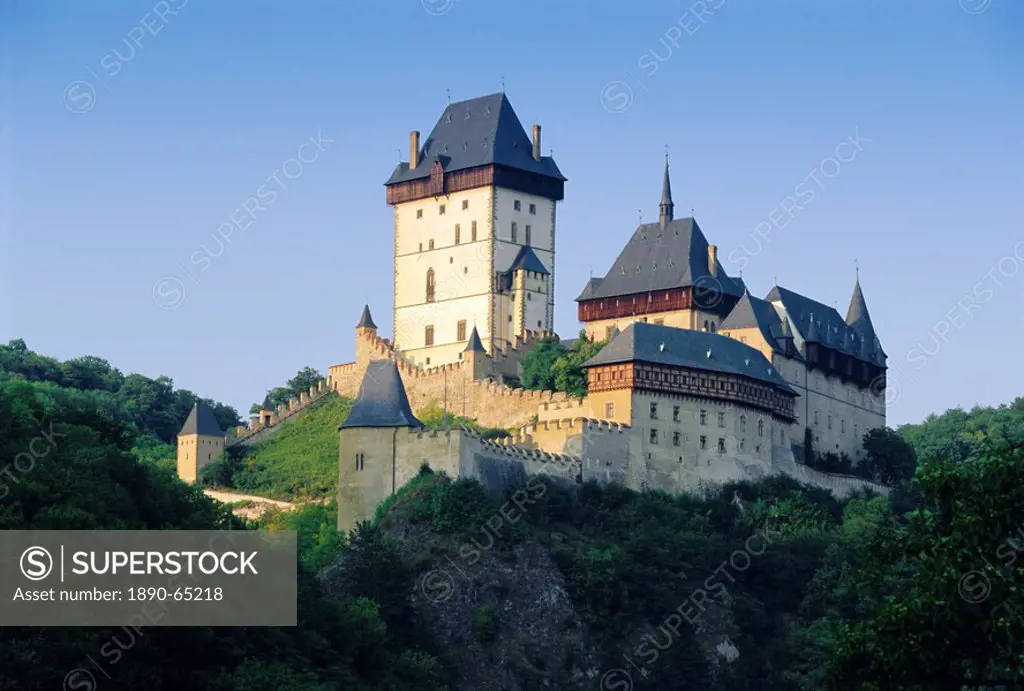 Karlstejn Castle, Central Bohemia, Czech Republic, Europe
