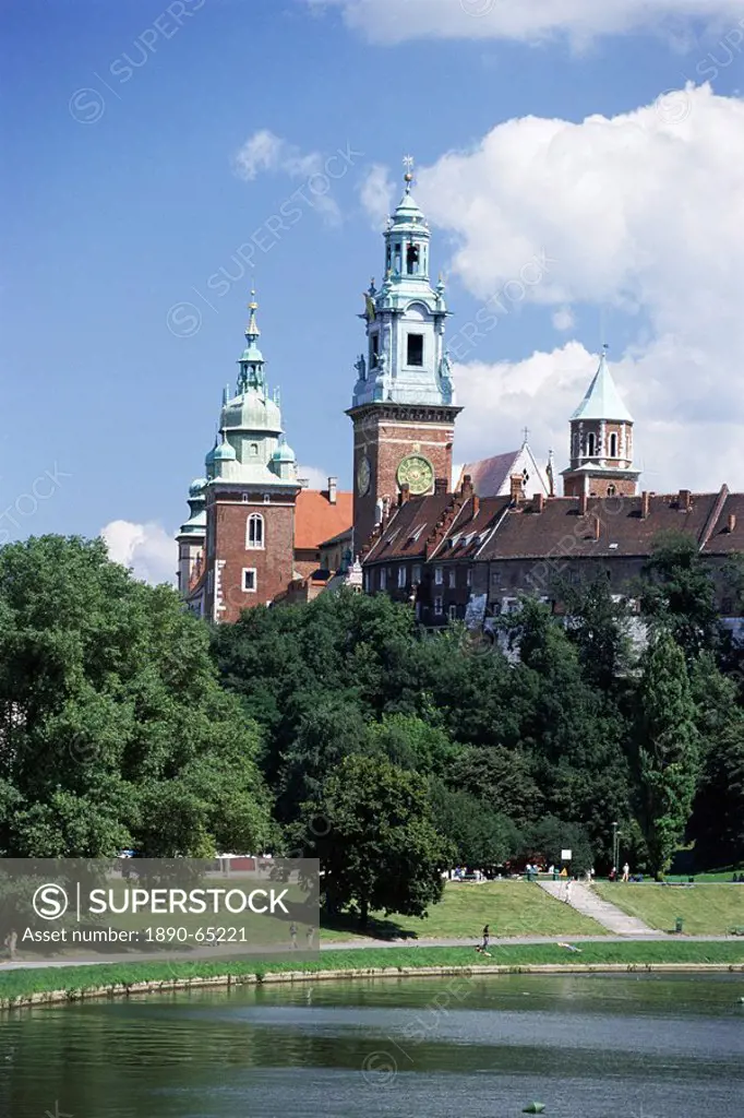 The Wawel Cathedral and Castle, Krakow Cracow, UNESCO World Heritage Site, Poland, Europe