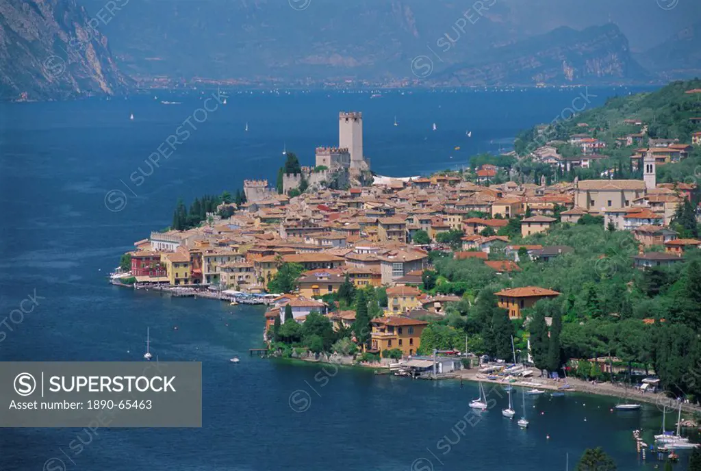 Malcesine, Lago di Garda Lake Garda, Veneto, Italy, Europe