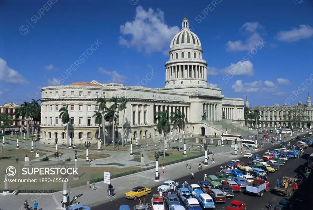 Capitolio Nacional building Capitol, Centro Havana, Havana, Cuba, West Indies, Central America