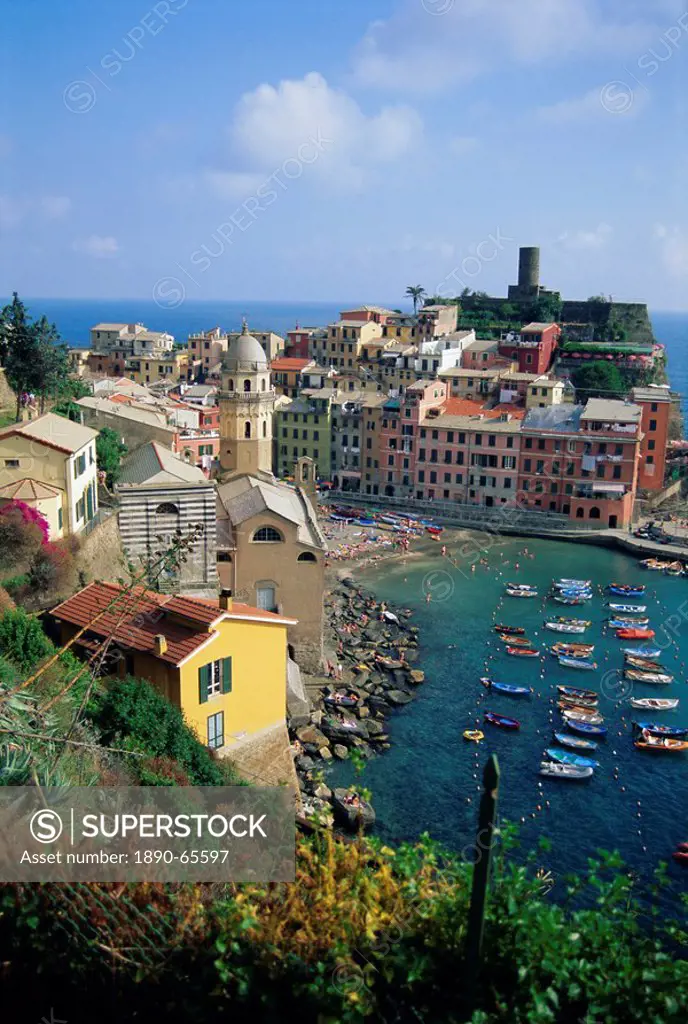 Vernazza, Cinque Terre, UNESCO World Heritage Site, Italian Riviera, Liguria, Italy, Europe