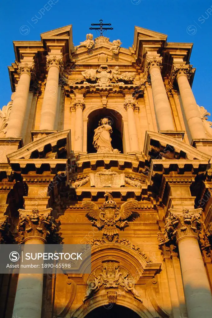 Syracuse Cathedral, Syracuse, Sicily, Italy, Europe