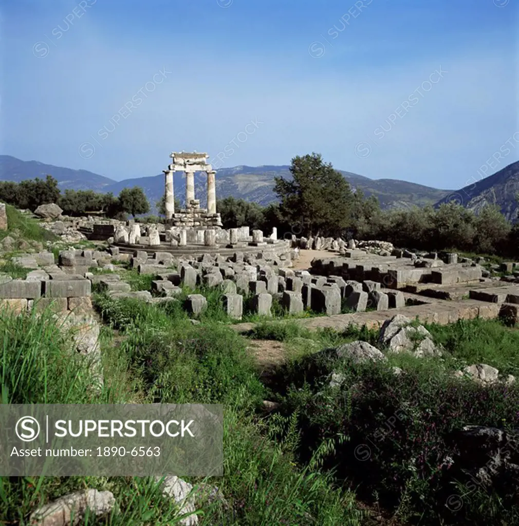 The Tholos, Delphi, UNESCO World Heritage Site, Greece, Europe