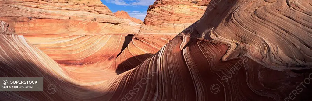 Sandstone Wave, Paria Canyon, Vermillion Cliffs Wilderness, Arizona, United States of America U.S.A., North America