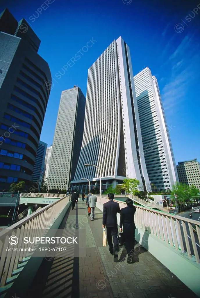 Financial district, Tokyo, Japan