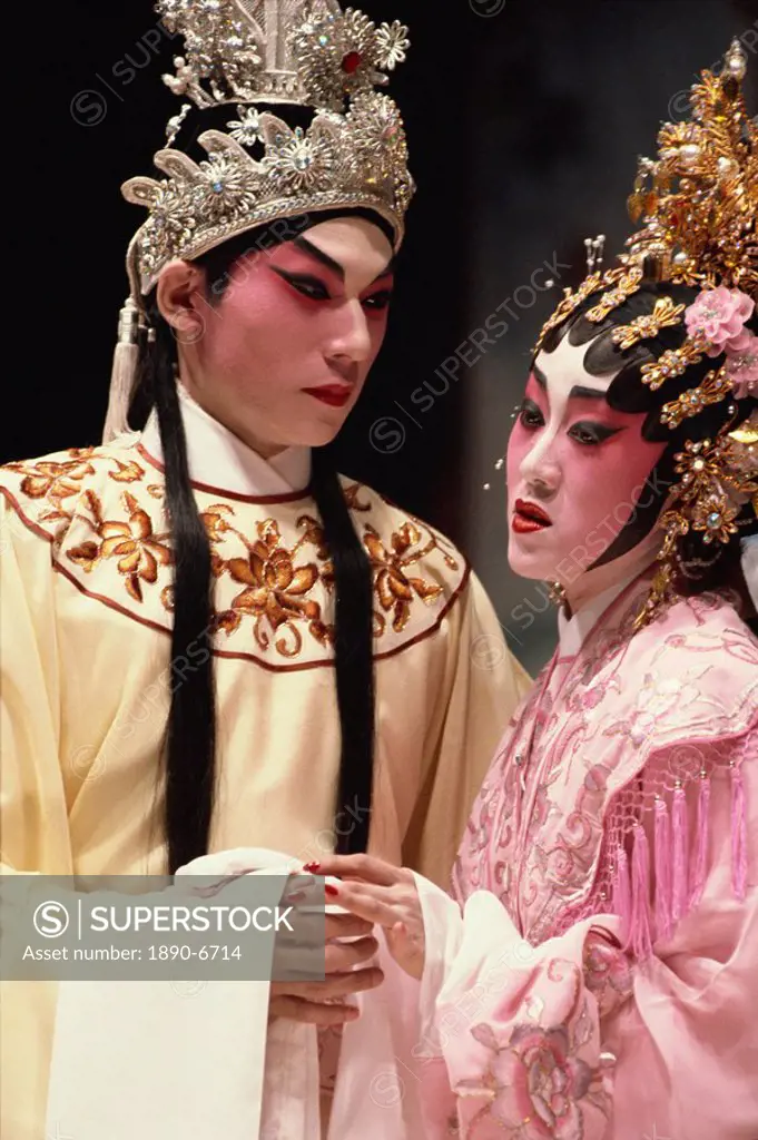 Chinese stage opera, Cheung Chau Island, Hong Kong, China, Asia