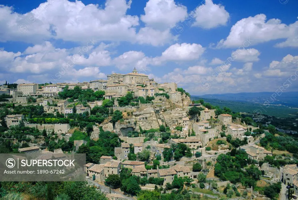 Village of Gordes, Luberon, Vaucluse, Provence, France, Europe
