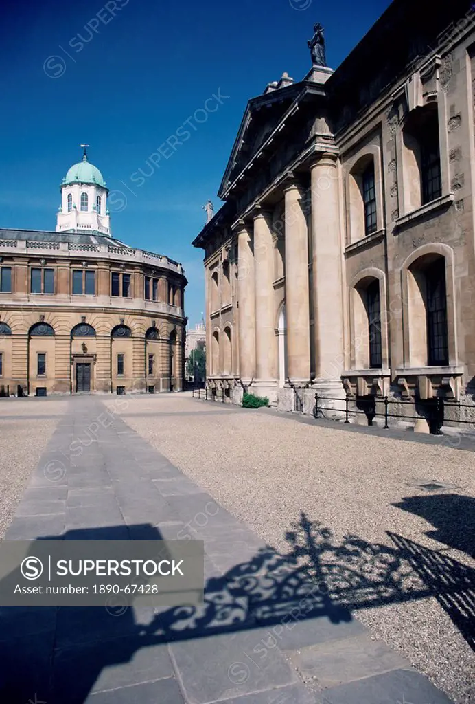 The Clarendon Building and Sheldonian theatre, Oxford, Oxfordshire, England, UK, Europe