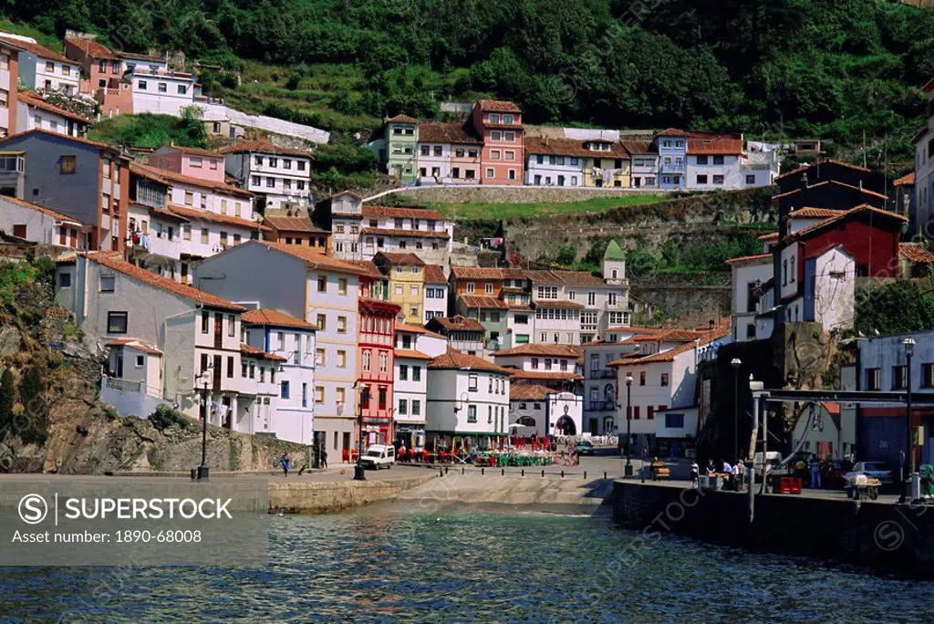 Cudillero, fishing village on the north coast, Asturias, Spain, Europe