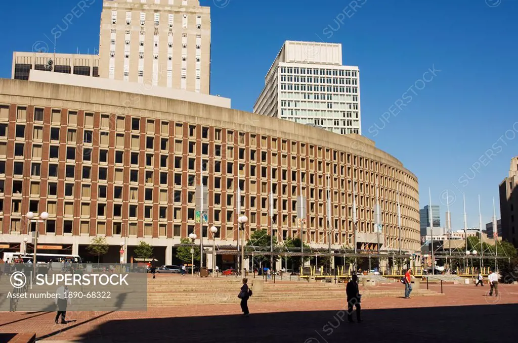 Center Plaza, Government Center, Boston, Massachusetts, USA