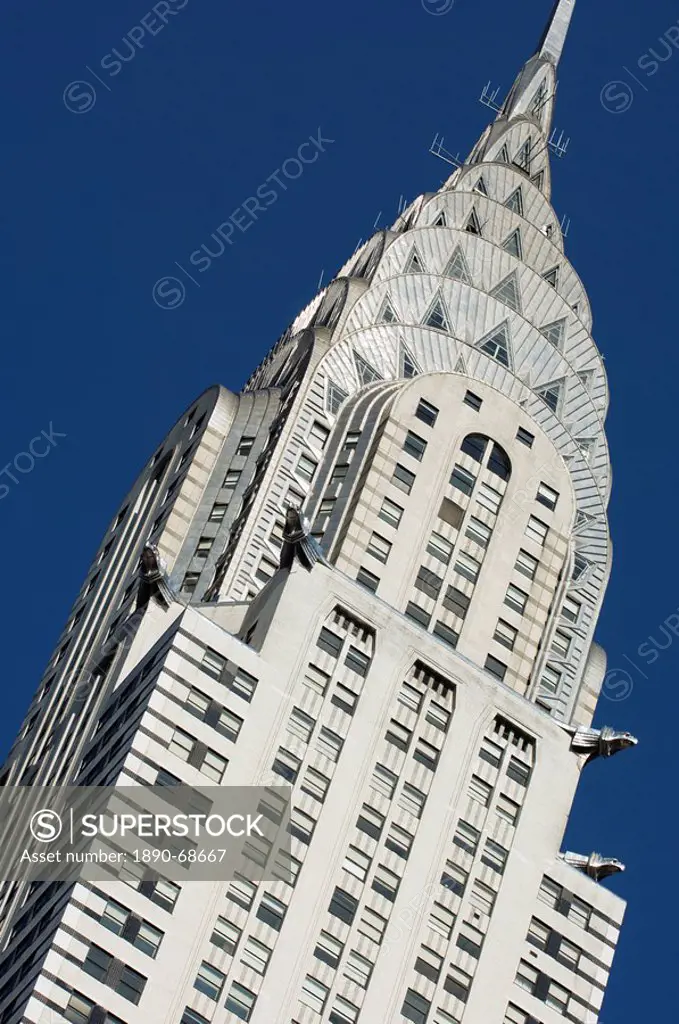 The Chrysler Building, 42nd Street, Manhattan, New York City, New York, United States of America, North America