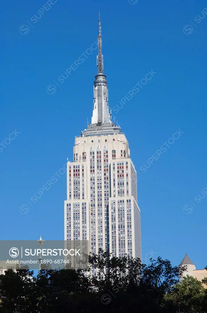 The Empire State Building, Manhattan, New York City, New York, United States of America, North America