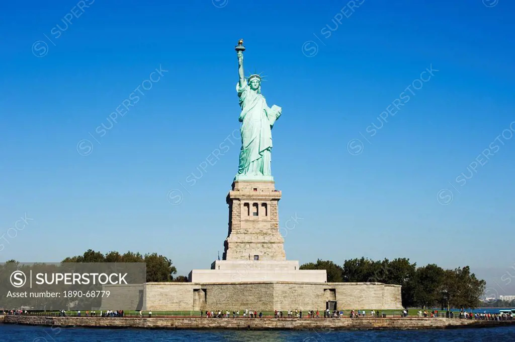 Statue of Liberty, Liberty Island, New York City, New York, United States of America, North America