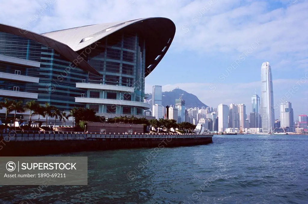 Convention and Exhibition Center, Hong Kong Island, Victoria Harbour, Hong Kong, China, Asia